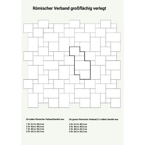 Thumbnail - WOHNRAUSCH Terrassenplatten »Tosca Light«, 0,74 m², Römischer Verband, Travertin, beige