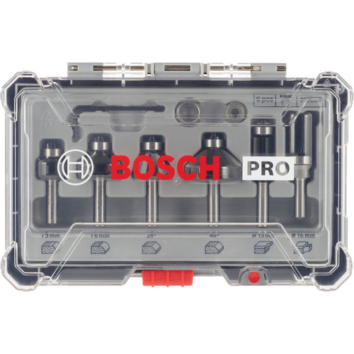 Bosch Professional Zubehör , Fräser, 6-Teiliges Rand- Und Kantenfräser-Set, 8-Mm-Schaft Für Handfräsen - Image 4