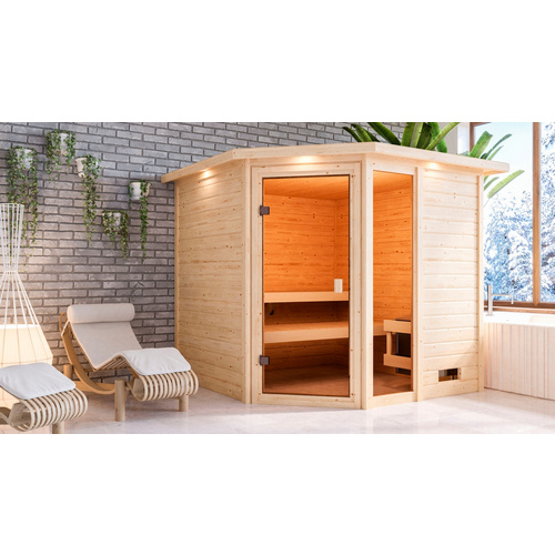 Karibu Halliste 224×210 Innensauna