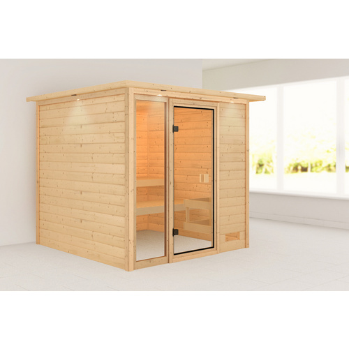 Karibu Pedeli 224×210 Innensauna