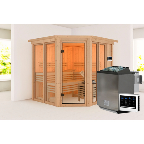 KARIBU Sauna »Reval«, BxTxH: 210 x 210... KARIBU Sauna »Reval«, BxTxH: 210 x 210...