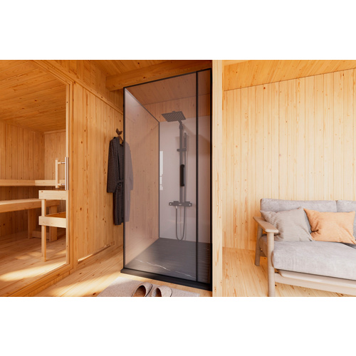 KARIBU Saunahaus »Pillapalu«, BxTxH: x...