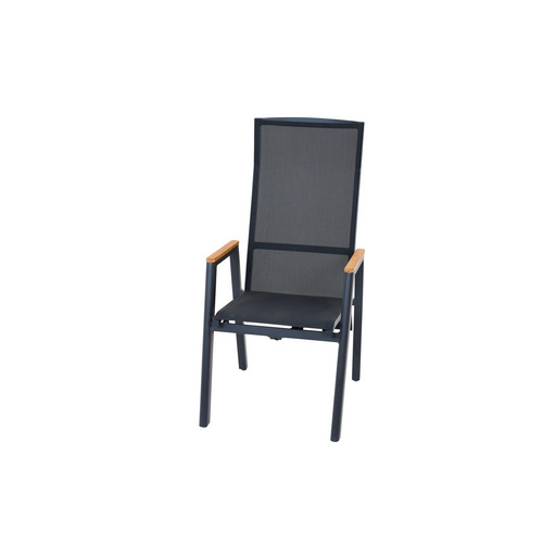 SIENA GARDEN Sessel »BOLOGNA«, BxHxL: 56,5 x 113,5 x 75,5 cm, max. Belastung: 110 kg - grau