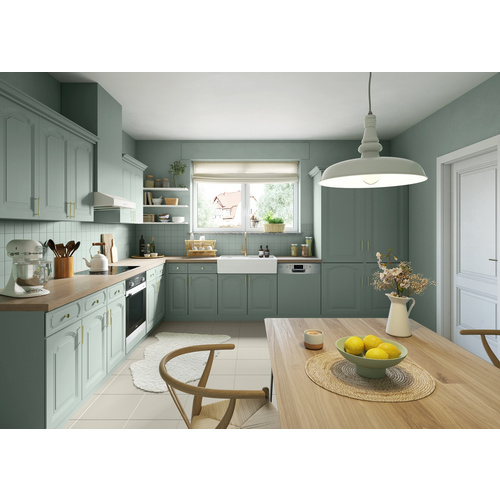 Thumbnail - ALPINA Wandfarbe »Bad & Küche«, Salbei, matt, 2,5 L - gruen