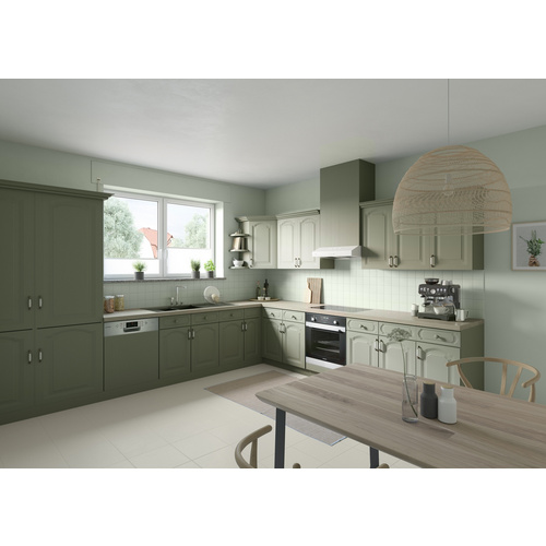 Thumbnail - ALPINA Möbel-Lack »Bad & Küche«, Olive, seidenmatt, 750 ml - gruen