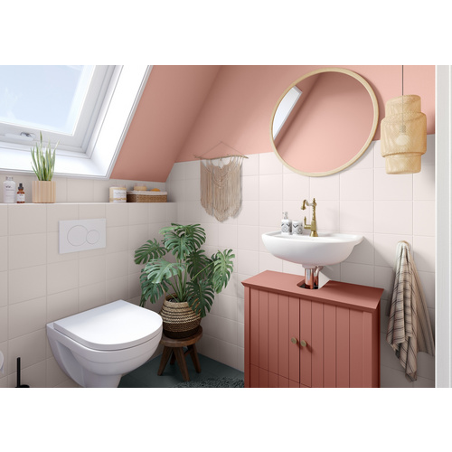 Thumbnail - ALPINA Wandfarbe »Bad & Küche«, Rosenstaub, matt, 2,5 L - rot