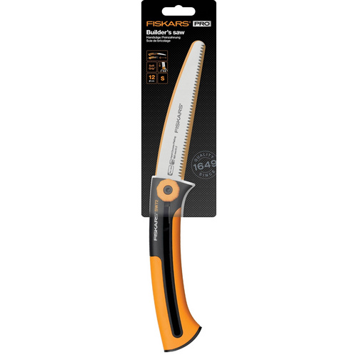 Thumbnail - FISKARS Handsäge, Klappbar, 27,5 cm - schwarz | orange