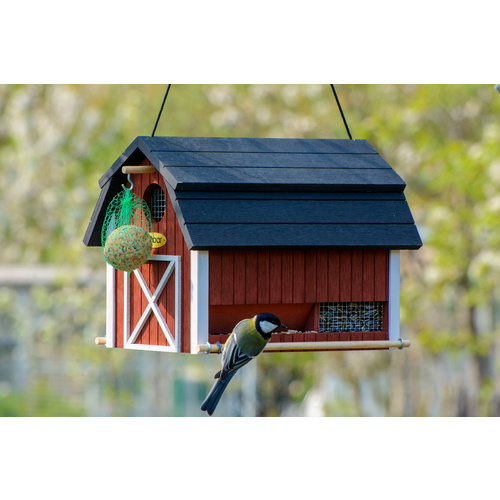 Thumbnail - DOBAR Vogelhaus »Katthult«, BxHxL: 21 x 23,5 x 31,5 cm, rot