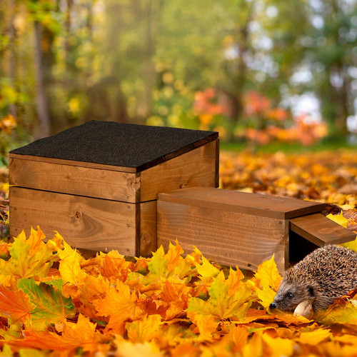 Thumbnail - DOBAR Igelhaus, BxHxL: 29 x 24 x 74,5 cm, braun