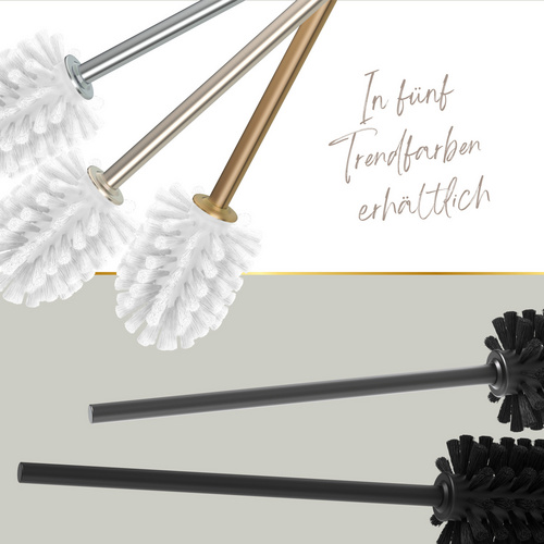 Thumbnail - LENZ Toilettenbürstenhalter »SIVO«, Graphit, Montageart: Kleben oder Bohren - grau