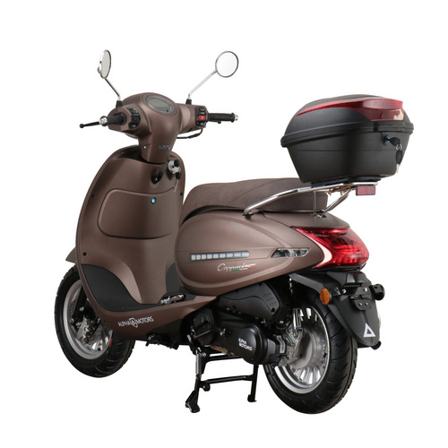 Thumbnail - ALPHA MOTORS Motorroller »Cappucino«, 125 ccm, 85 km/h, EURO 5+, mattbraun, inkl. Topcase