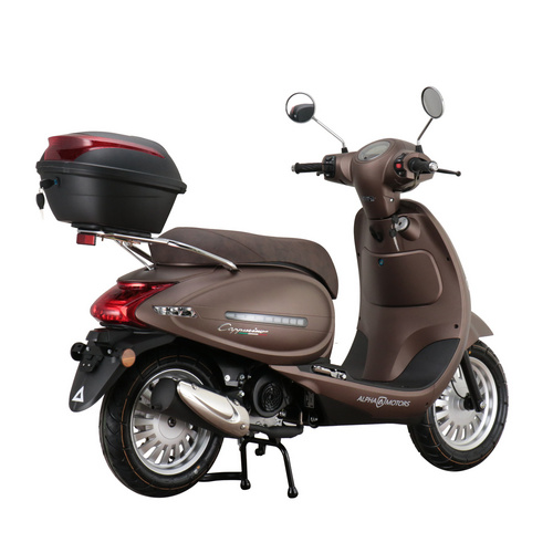 Thumbnail - ALPHA MOTORS Motorroller »Cappucino«, 125 ccm, 85 km/h, EURO 5+, mattbraun, inkl. Topcase