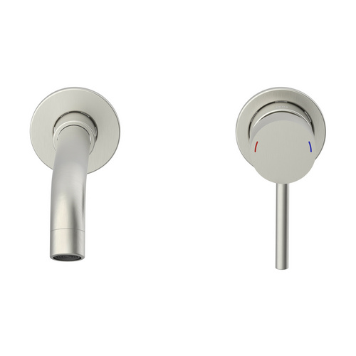 Thumbnail - Unterputzarmatur »BOW²«, Messing, edelstahlfarben - silberfarben