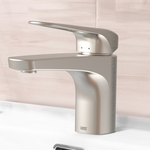 Thumbnail - LENZ Waschtischarmatur »INOA«, 3/8", Messing, edelstahlfarben - silberfarben