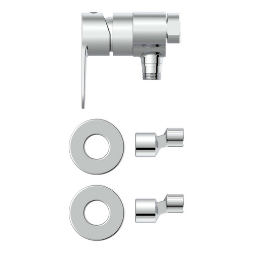 Thumbnail - Brausearmatur »CALISTA«, 1/2", Messing, chromfarben - silberfarben