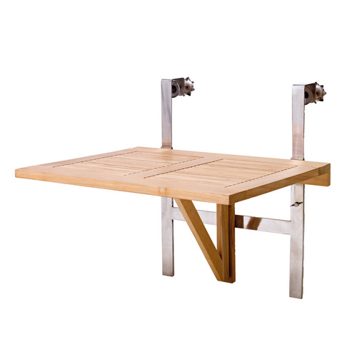 Cinas Balkonklapptisch, (BxL): 65 x 51 cm, teak - braun