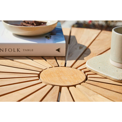 Thumbnail - Cinas Balkonset »Ellen«, Tisch: H: 73cm, Ø 80cm; Stühle: B 59xH 72xT 57cm - grau