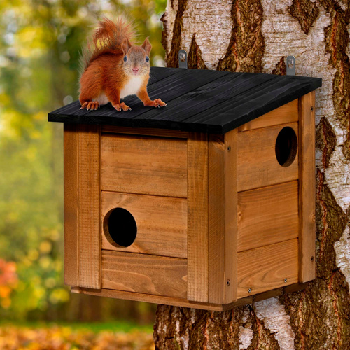 Thumbnail - DOBAR Eichhörnchenkobel »Tallinn«, BxHxL: 26 x 33 x 31 cm, braun