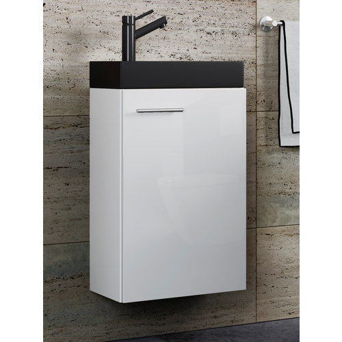 Thumbnail - VCM Gäste-Waschplätze »Slito BL«, BxHxT: 40,5 x 60 x 22 cm - weiss