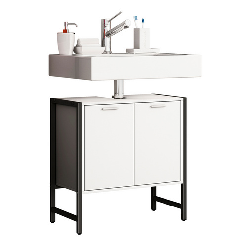 VCM Badezimmer-Unterschrank »Edino«, BxHxT: 60 x 60 x 30 cm - weiss