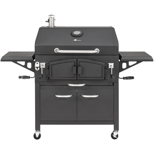 EL FUEGO Smoker-/Grill »Grand Ontario«, im Tresordesign, Grillfläche: 81 x 46 cm, schwarz