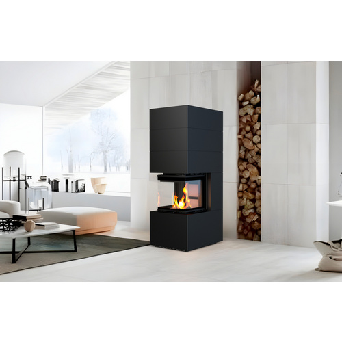 THERMIA Kaminofen »Adastra 500 Plus Line«, Schwarz, Stahl, 11 kW (Rabatt: 26 %)