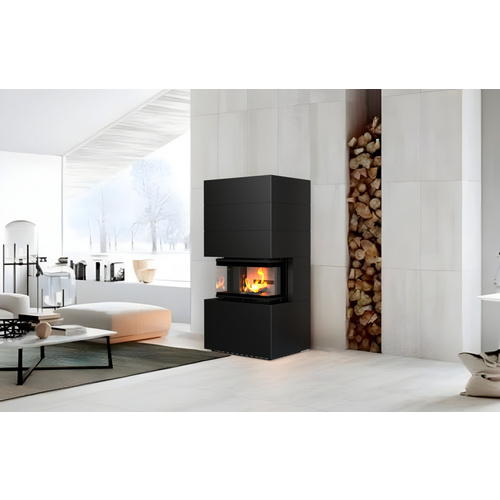 THERMIA Kaminofen »Adastra 700 Plus Line«, Schwarz, Stahl, 9,5 kW (Rabatt: 26 %)