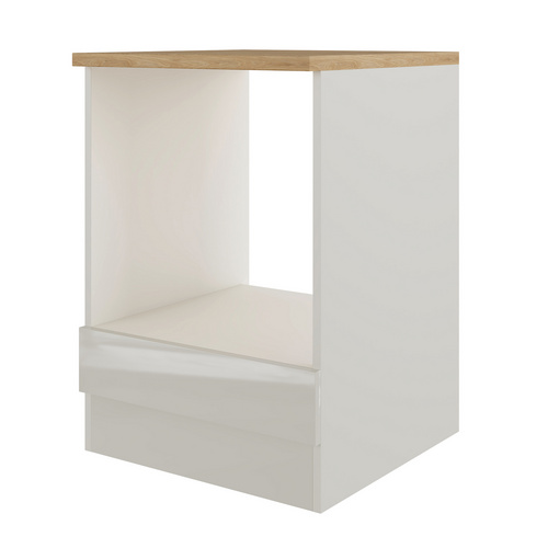 Thumbnail - Flex-Well Herdumbauschrank, »Lund«, LxBxH: 60x60x85 cm, lichtgrau glänzend