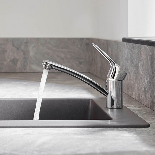 Thumbnail - HANSGROHE Einhebelmischer »MyCube«, für die Küche, Anschluss: 3/8", Messing - silberfarben