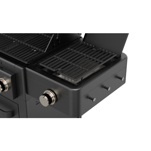 Thumbnail - THOR Gasgrill »Hammer«, 4 Hauptbrenner, Seitenbrenner, Aluguss - schwarz