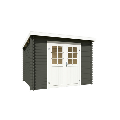 LASITA MAJA Blockbohlenhaus »San Jose«, BxHxT: 295 x 211 x 268,7 cm (Außenmaß inkl. Dachüberstand), grün - gruen |  Holz