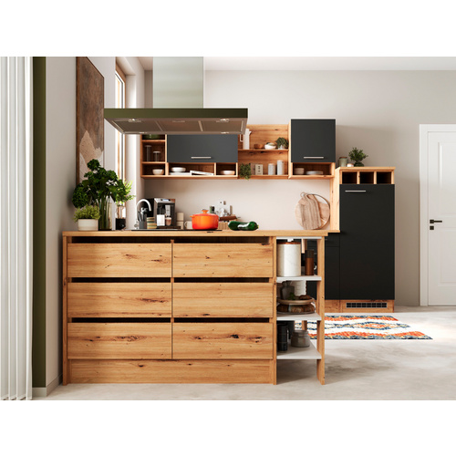 Thumbnail - RESPEKTA Winkelküche »Hilde«, HxBxT: 205 x 280 x 172 cm - grau