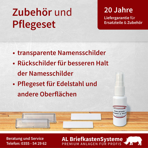Thumbnail - AL BRIEFKASTENSYSTEME Briefkasten, Parteien: 9, BxHxT: 122,9 x 170 x 11,6 cm - grau
