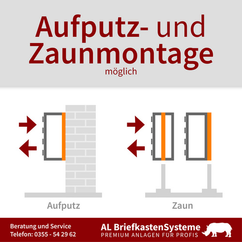 Thumbnail - AL BRIEFKASTENSYSTEME Briefkasten, Parteien: 8, BxHxT: 168 x 68,4 x 11,6 cm - grau