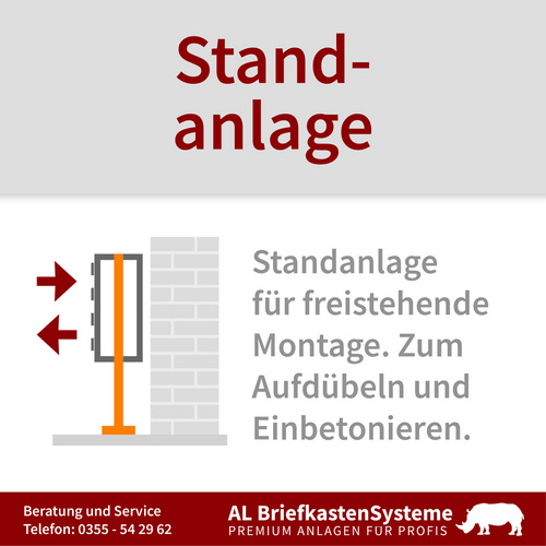 Thumbnail - AL BRIEFKASTENSYSTEME Briefkasten, Parteien: 12, BxHxT: 161,2 x 170 x 11,6 cm - silberfarben
