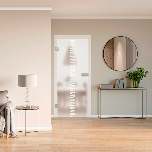 Thumbnail - NOVADOORS Glasdrehtür »NOVA 548«, matt - transparent