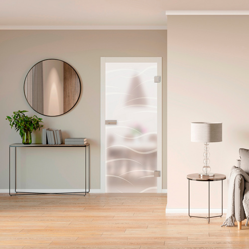 Thumbnail - NOVADOORS Glasdrehtür »NOVA 540«, matt - transparent