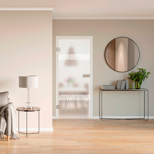 Thumbnail - NOVADOORS Glasdrehtür »NOVA 550«, matt - transparent