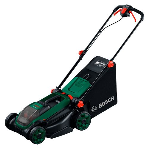 Image of BOSCH Akku-Rasenmäher »ROTAK«, 18V2-38, 2x Akku PBA 18V 4.0Ah - bunt