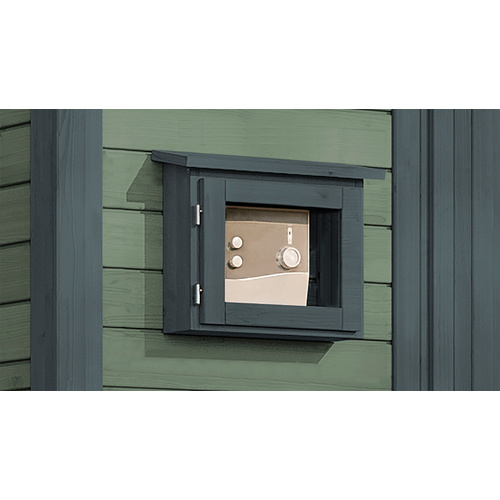 Thumbnail - Saunahaus »Kaapi«, Natur, 2 Bänke - gelb