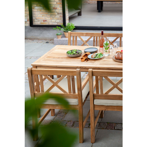 Thumbnail - Cinas Gartentisch »Rosenborg«, LxBxH: 125 x 80 x 75 cm, Teakholz - braun