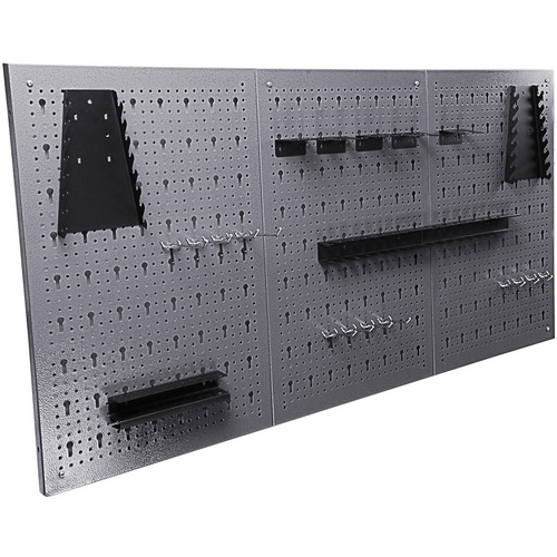 Thumbnail - Ondis24 Werkstatt-Set »Klaus«, anthrazit, Metall - grau