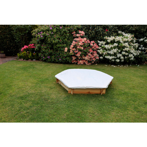 Thumbnail - PROMADINO Sandkasten »Fynja«, BxL: 173 cm x 148 cm, Kiefernholz natur - beige