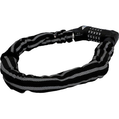 FISCHER Kettenschloss, 80 cm Länge, schwarz
