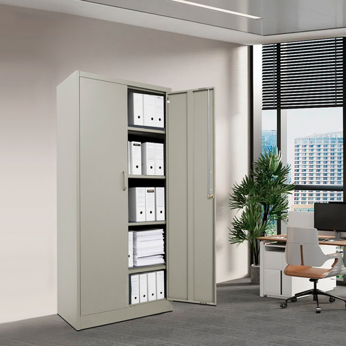 Thumbnail - Ondis24 Aktenschrank, BxHxT: 78 cm x 170 cm x 39 cm cm, grau