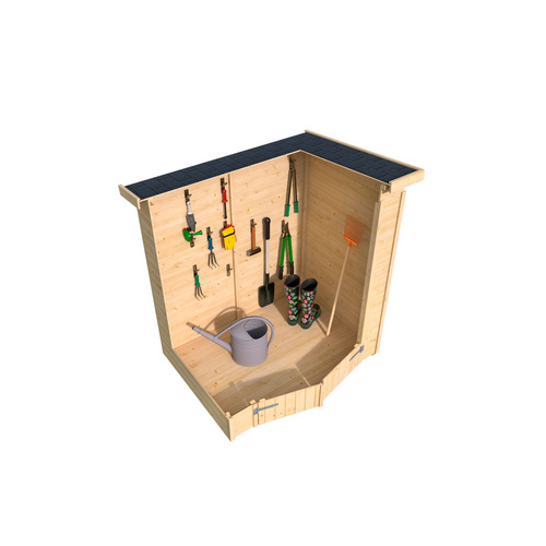 Mr. GARDENER Gartenhaus »Nyland«, Holz, BxHxT: 170 x 201 x 120 cm (Außenmaße) - beige | Fichte Mr. GARDENER Gartenhaus »Nyland«, Holz, BxHxT: 170 x 201 x 120 cm (Außenmaße) - beige | Fichte