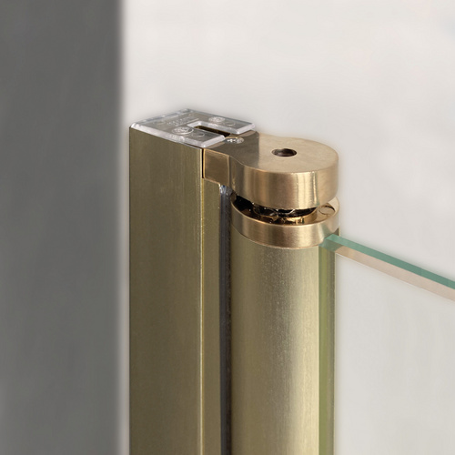 Thumbnail - BREUER Eckeinstieg »Elana 2.0«, Satiniert Drehtür 4-teilig 1000/1000 - goldfarben