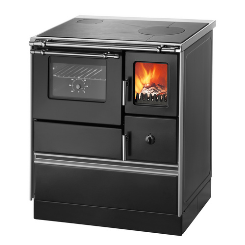 WESTMINSTER Holzherd »K76F-70«, Heizleistung: 7,6 kW - schwarz