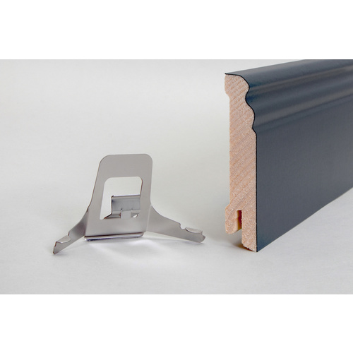 Thumbnail - Sockelleiste, Länge: 240 cm, altdeutsch/klassisch, dunkelgrau