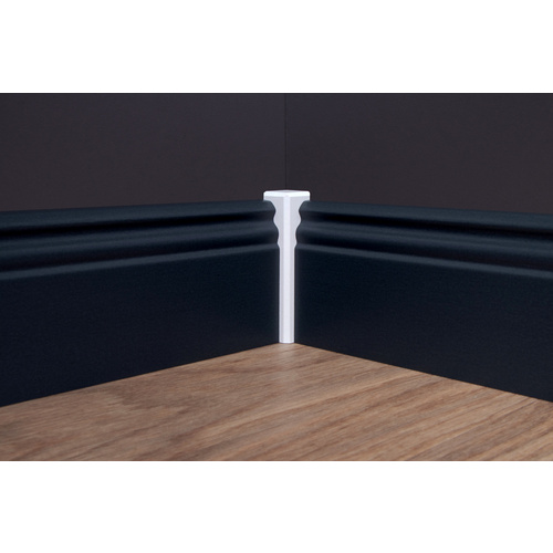 Thumbnail - Sockelleiste, Länge: 240 cm, altdeutsch/klassisch, dunkelgrau